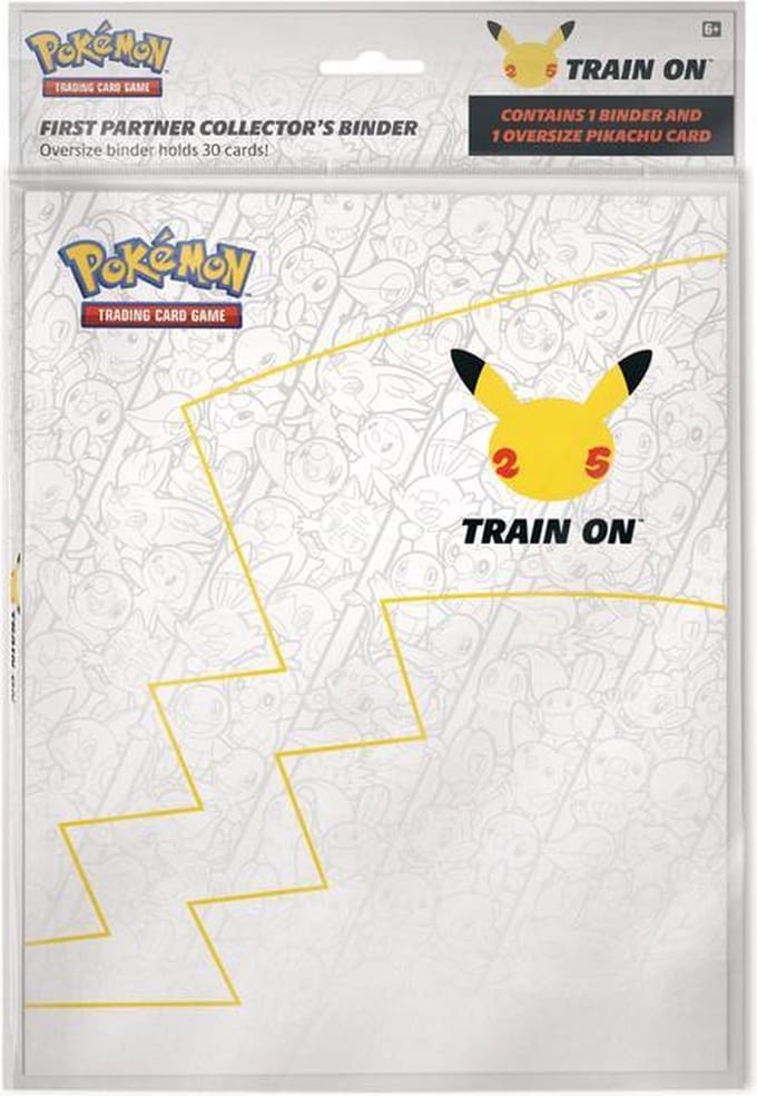 Pokémon First Partner Binder - Jumbo kaarten map - 25th Anniversary Pikachu