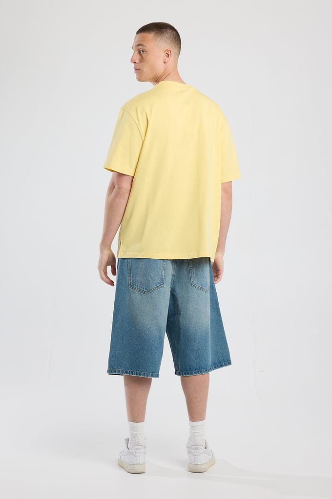 America Today Emiel Spring Maat: XS | T-shirts met Print Outlet | Heren | Geel