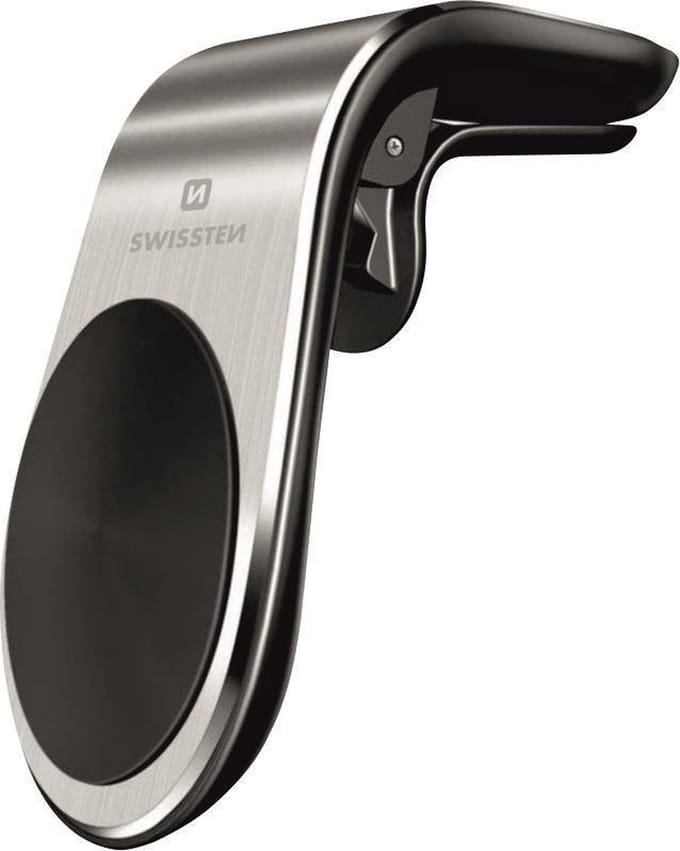 Swissten Telefoonhouder Auto Magneet S-Grip Ventilatierooster - Zilver