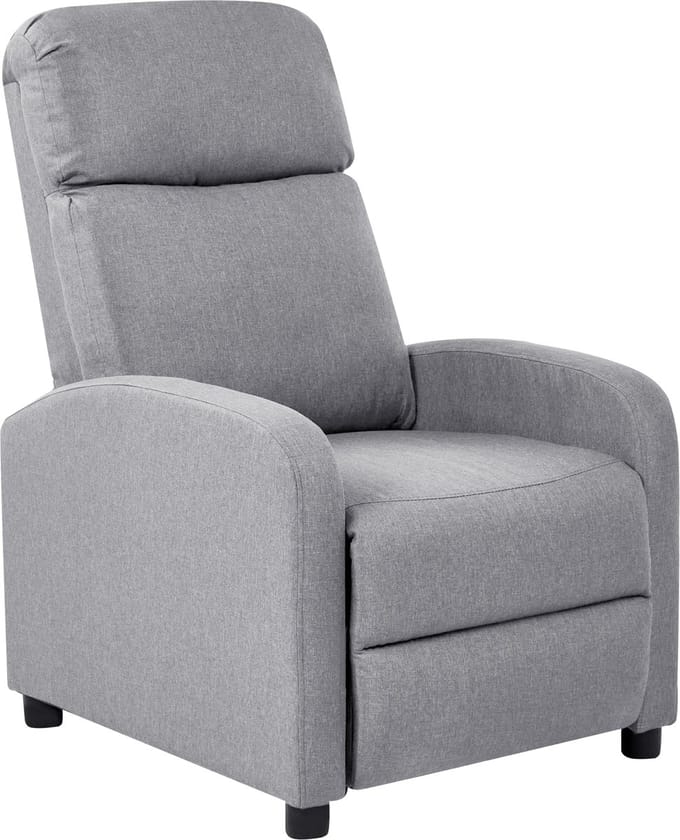 EMINENCE - Fauteuil - Grijs - Kunstlinnen