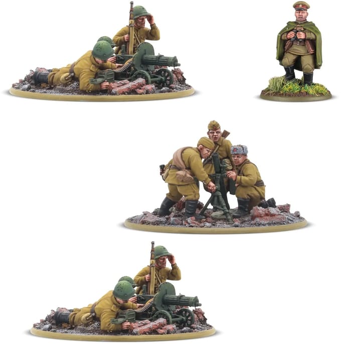 Soviet army Heavy Weapons platoon (Bolt Action nieuw)