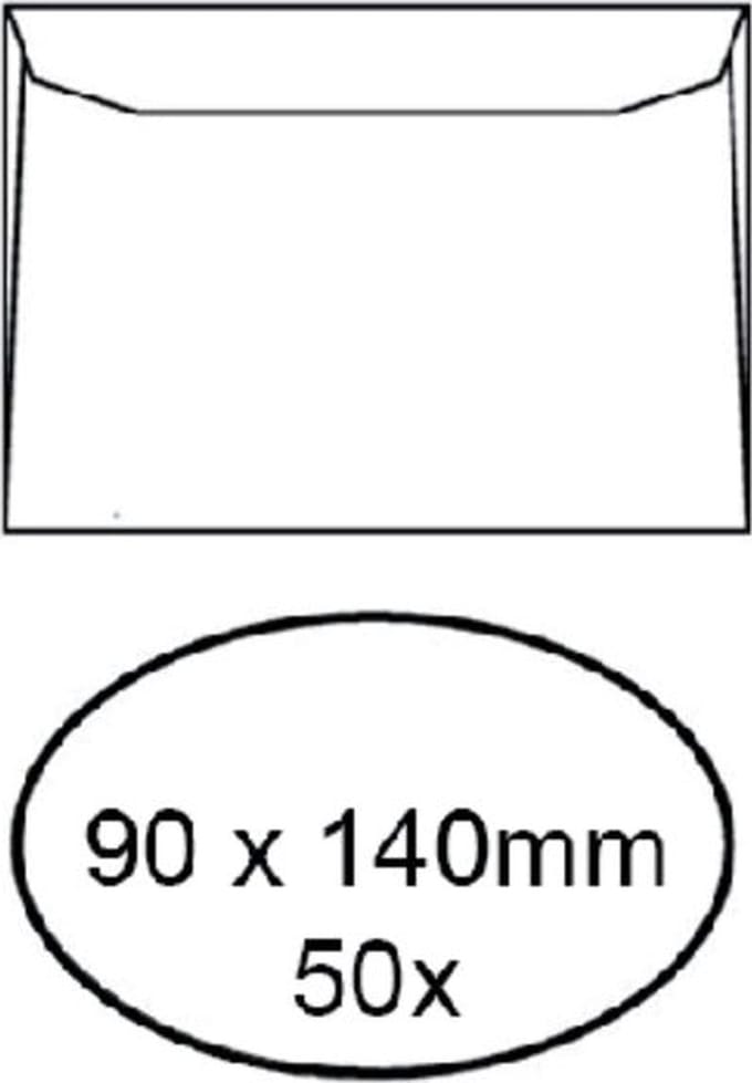 Envelop quantore visitekrt 90x140 95gr wt | 20 stuks