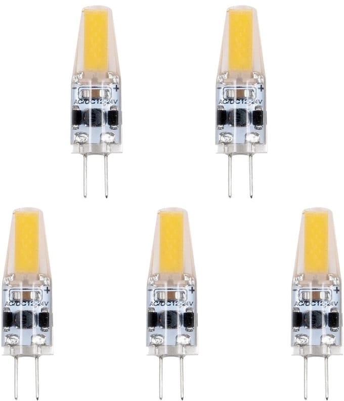 SPL G4 LED Lamp 1.5W Dimbaar - Warm Wit - 160lm - T10 - 5 Stuks