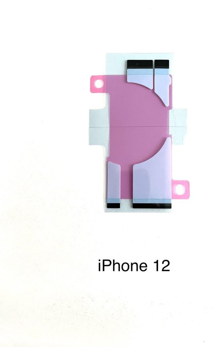 iPhone 12 batterij sticker / Adhesive - Originele Pasvorm.