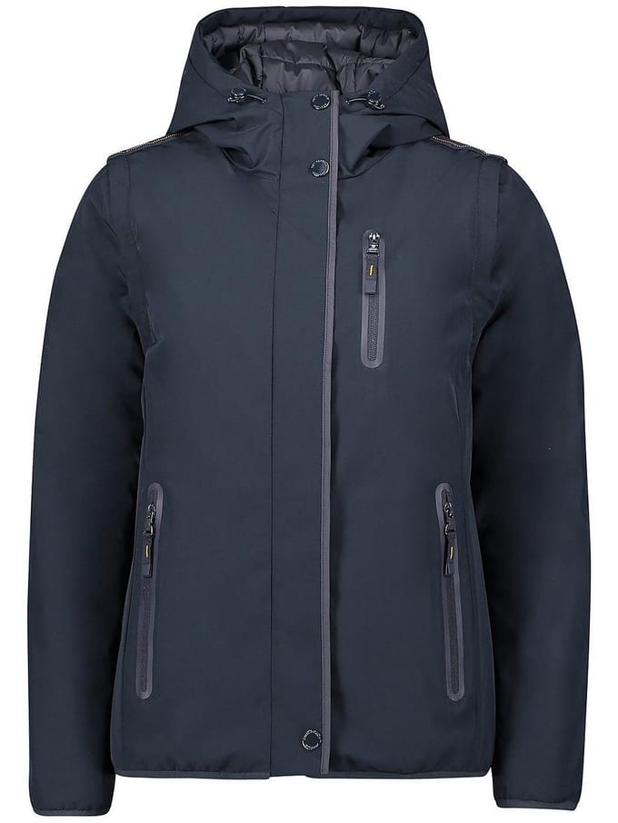 Keerbare gewatteerde 4-in-1-jas Van Betty Barclay blauw