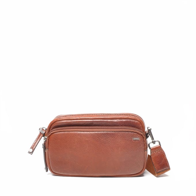 Berba Crossbody Schoudertasje Lucca Brandy