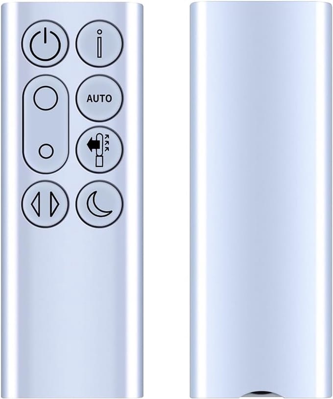 Fernbedienung Geeignet für Dyson TP04 TP06 TP07 TP09 TP7A DP04 Pure Purifier Cool - Silber Fernbedienung