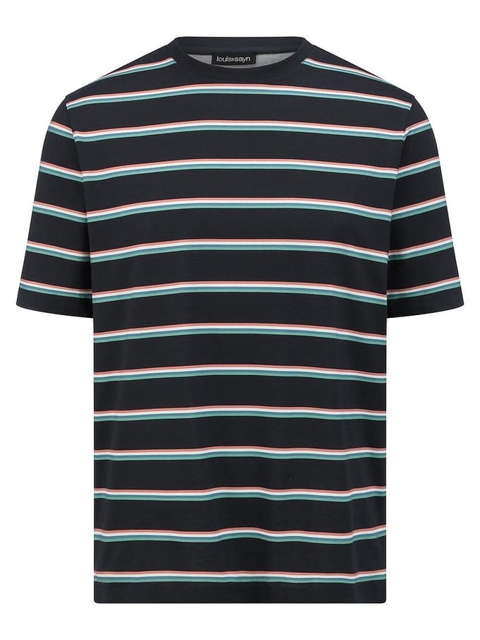 Shirt ronde hals Van Louis Sayn zwart