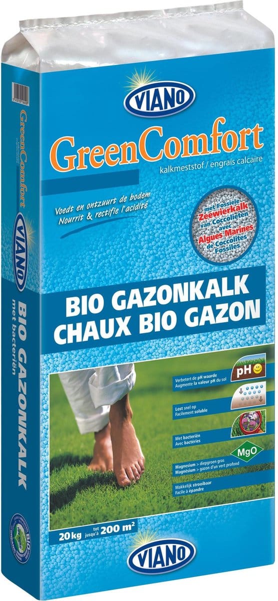 Bio gazonkalk zak 20kg (3%MgO)
