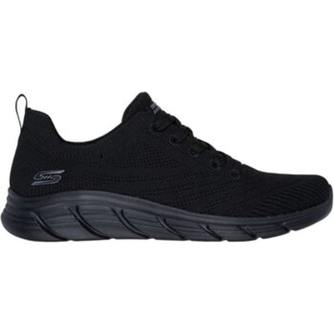 SKECHERS BOBS B FLEX LO-GRACEFUL STRIDE sneakers dames wit 117591 BBK Black