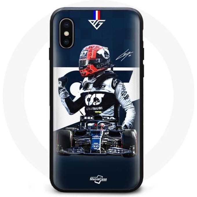 Coque Iphone XS Max Formule 1 Bleu Verstappen