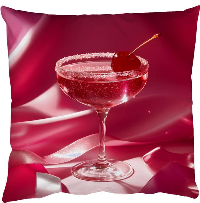 Sierkussens - Kussentjes Woonkamer - 60x60 cm - Cocktail - Pink - Luxe