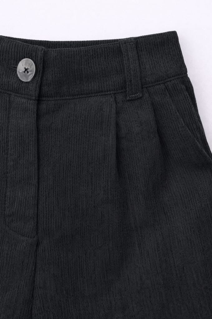 Hoge Taille Fluwelen Rechte Pantalon