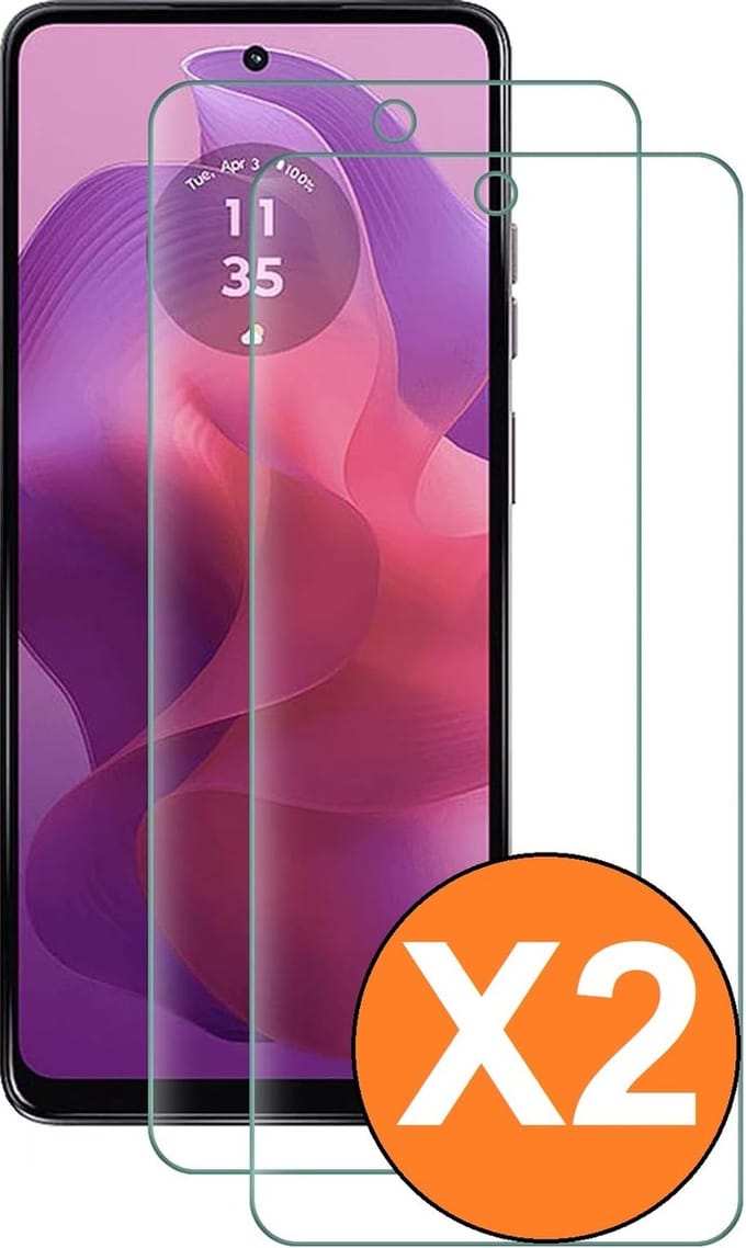 Screenprotector geschikt voor Motorola Moto G24 Power/G24/E14/G04/G04S screenprotector Beschermglas - 2 Stuks