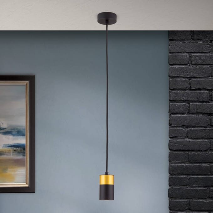 ORION Hanglamp Martini zwart/goud
