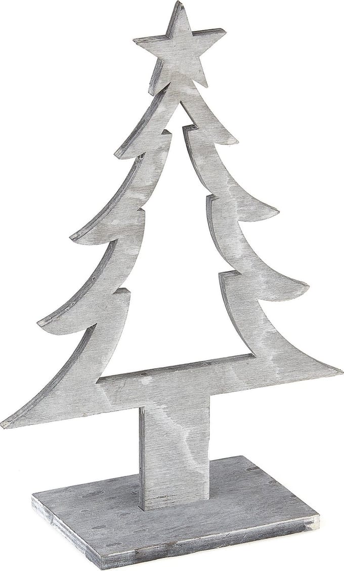 HOBI - Grijze houten kerstboom
