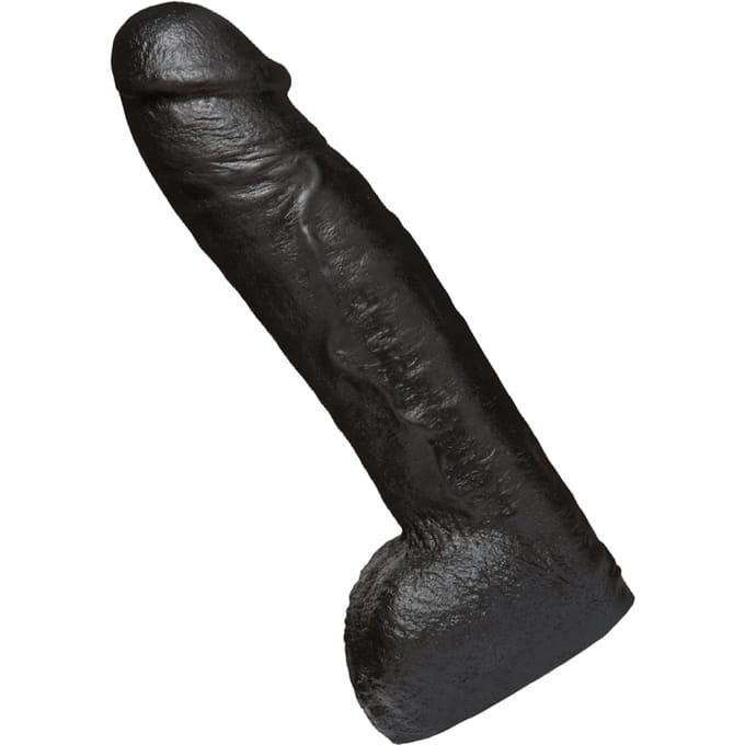 Doc Johnson Vac-U-Lock realistische dildo CodeBlack - Realistic Hung zwart - 30,73 cm