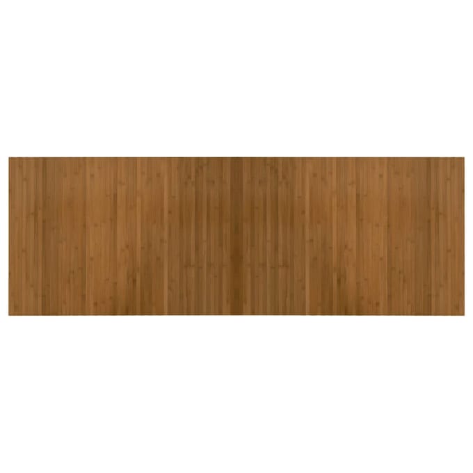 vidaXL - Vloerkleed - rechthoekig - 70x200 - cm - bamboe - bruin