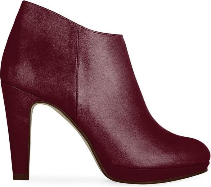 Noë Shoes Nabla Enkellaars Burgundy
