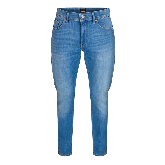 Boss Heren Delaware Denim 5 Pocket Slim Jeans (Heldere Blauw)