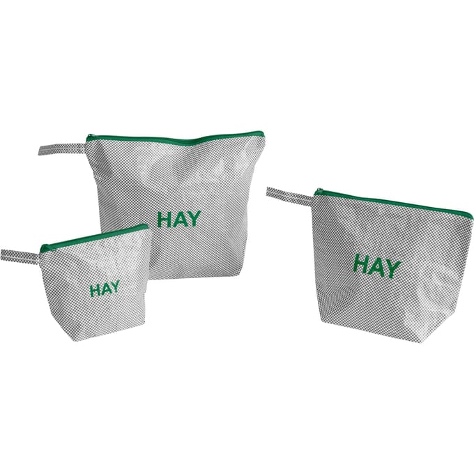 HAY Candy Mono Wash Bag set van 3 - Wash - grey