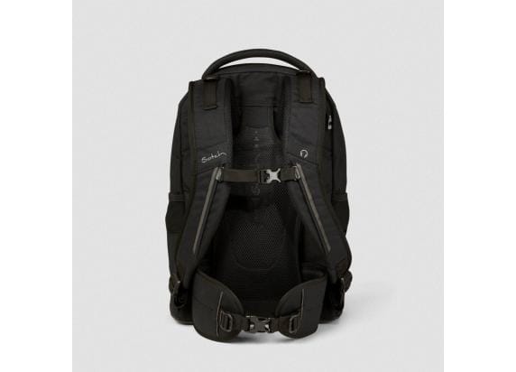 satch Schoolrugzak met laptopvak Pack Blackjack Zwart