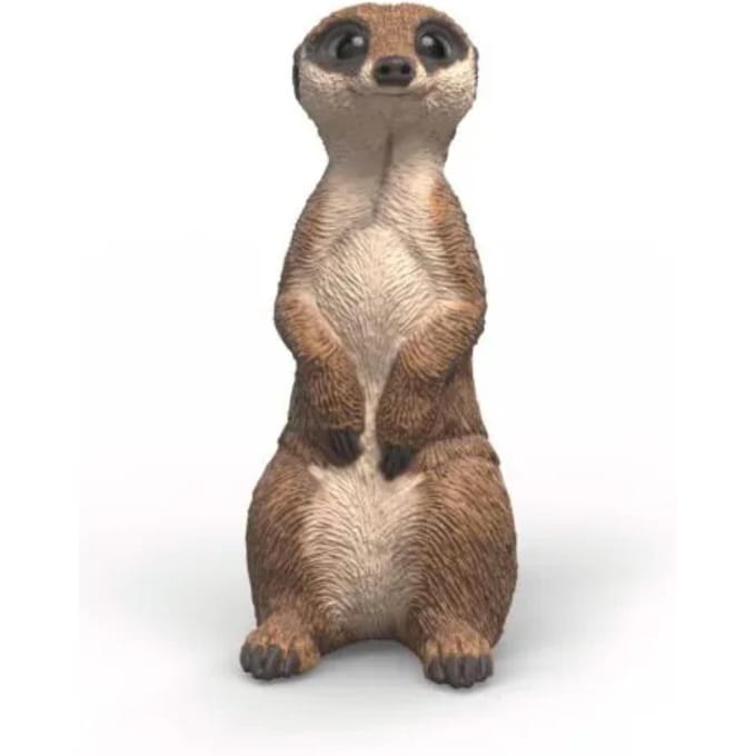 Schleich Wild Life stokstaartje speelfiguur - educatief speelgoed.
