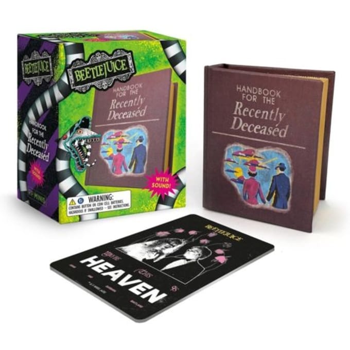 Beetlejuice Talking Handbook For The Recently Deceased [with Battery] - Rp Minis - Running Press