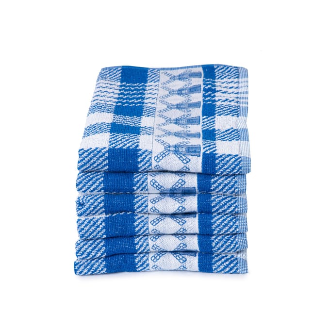 Keukendoek dutch blue mill 100% katoen, ca 50x50cm