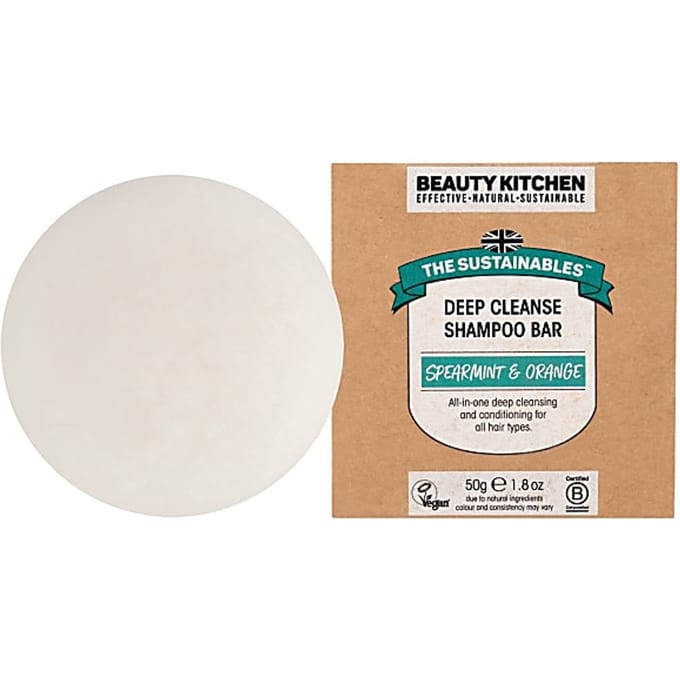 Beauty Kitchen Deep Cleanse Shampoo Bar - Spearmint & Orange