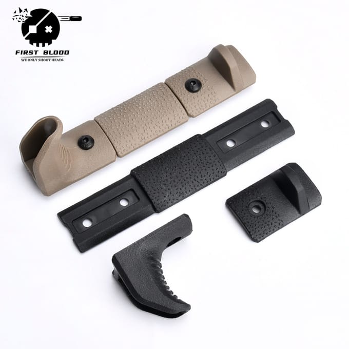 NONE Tactische SureFire M300 Zaklamp 12PCS Kit 5PCS BCM 5.5 "Mlok Keymod Rail Cover Accessoires en Hand stop Kit Covers Antislip M300 Flashlight
