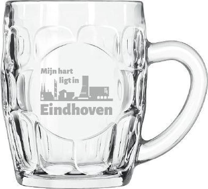 Gegraveerde bierpul 55 cl Eindhoven