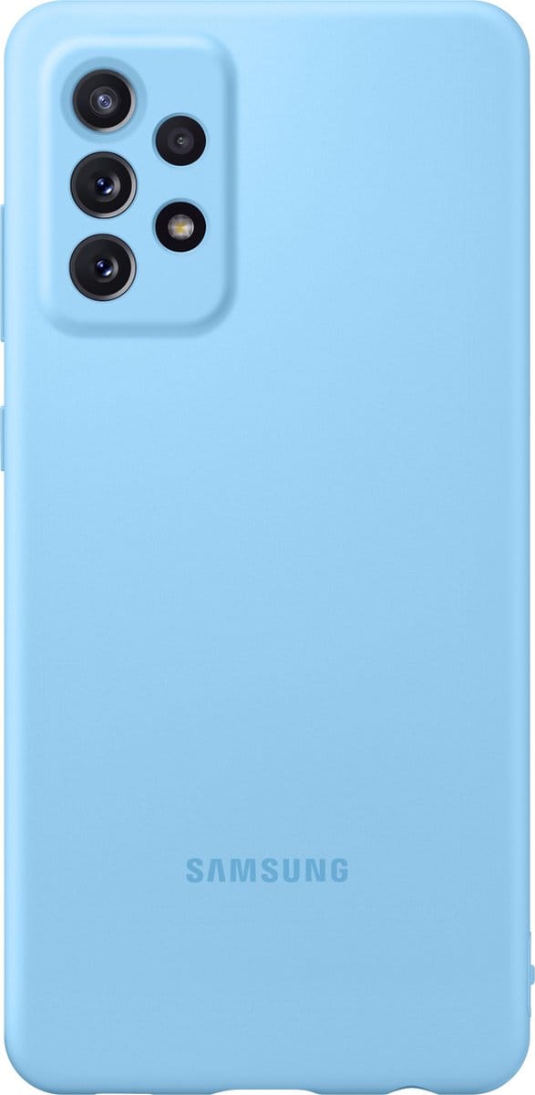 Samsung Silicone Hoesje - Samsung Galaxy A72 - Blauw