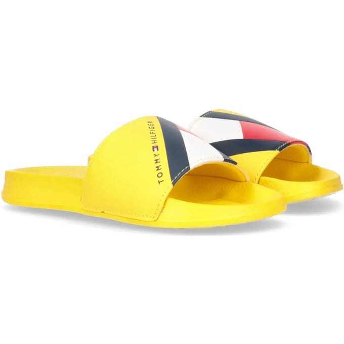 Kinderslippers met vlaggenprint Tommy Hilfiger