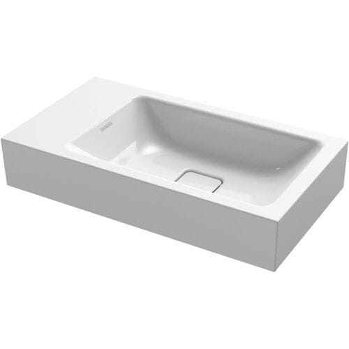 Kaldewei CONO wall-mounted washbasin 3073 without tap hole 55 cm, left-hand version 908006433001