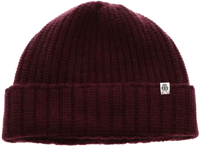 ROECKL dop Pure Cashmere Beanie Mulberry donkerrood