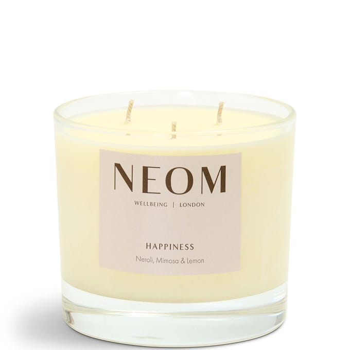 NEOM Happiness Geurkaars met Drie Lonten