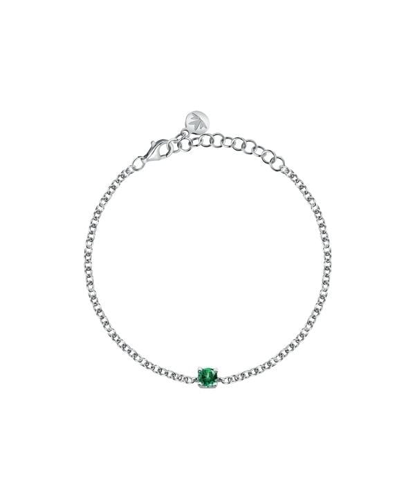 Morellato Tesori Armband Met Groene Steen SAIW239 Voor Dames white