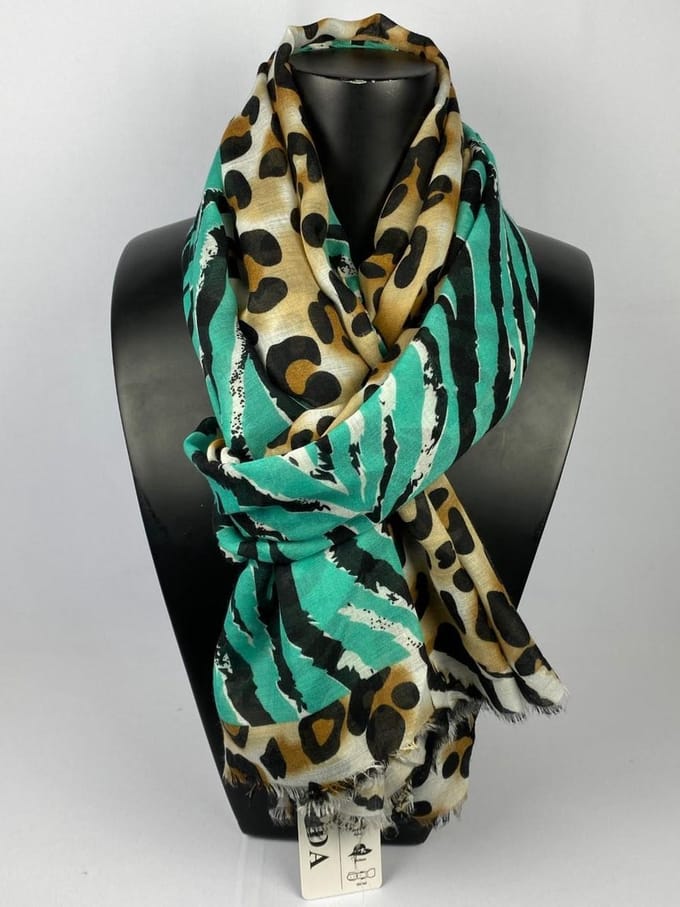 Leoapard met zebra print van mooi materiaal