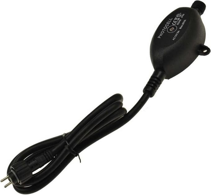 Schemerschakelaar voor 1 Watt tuinspots