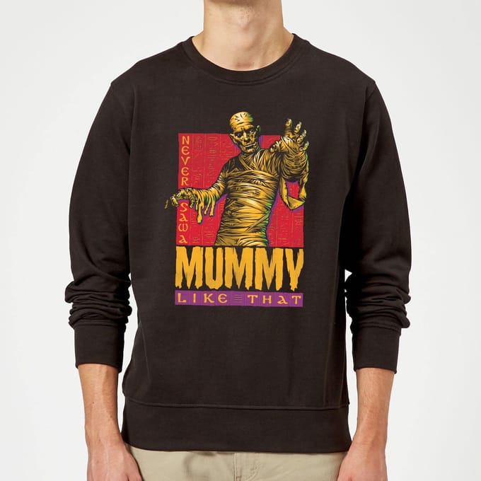 Universal Monsters The Mummy Retro Trui - Zwart - S