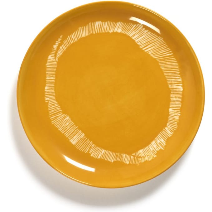 Serax Feast Bord S - Set - yellow/wit