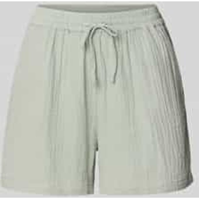 ONLY Women Structure Fabric Shorts made of Cotton Short Paperbag Summer Pants with Drawstring ONLTHYRA