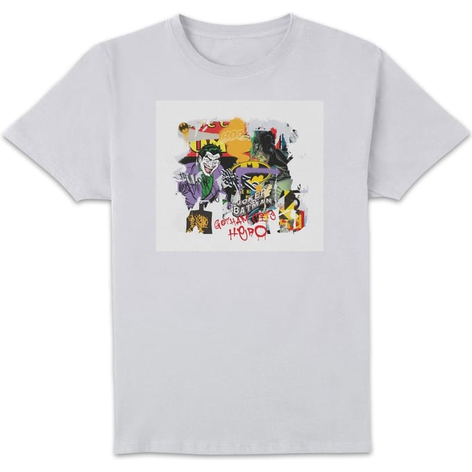 DC Batman Collage Men's T-Shirt - White - S