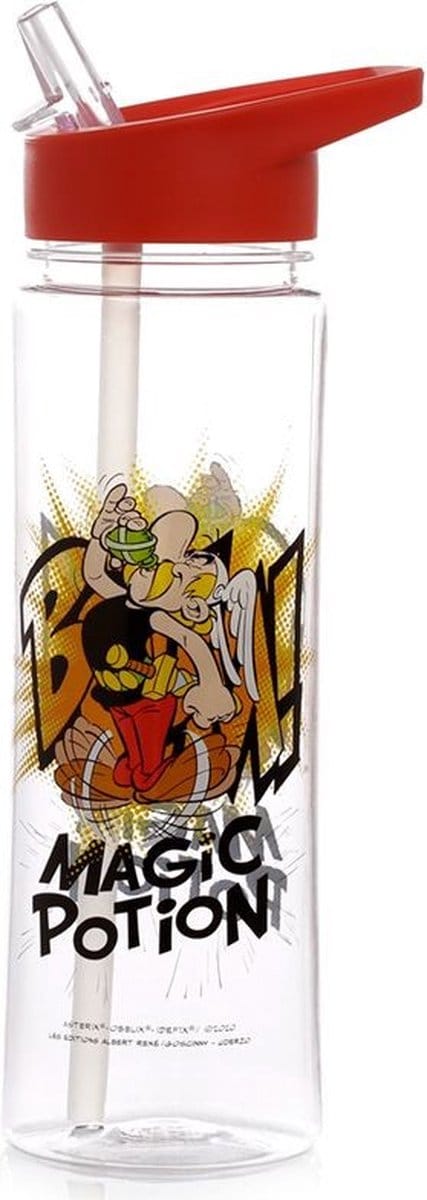 Asterix drinkfles met rietje - Puckator