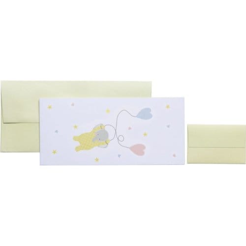 Stewo cadeau envelop baby, formaat 23 x 11 cm.