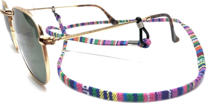 Fashtival | Brillenkoord Chameleon | Zonnebrilkoord Paars | Zonnebril touwtje