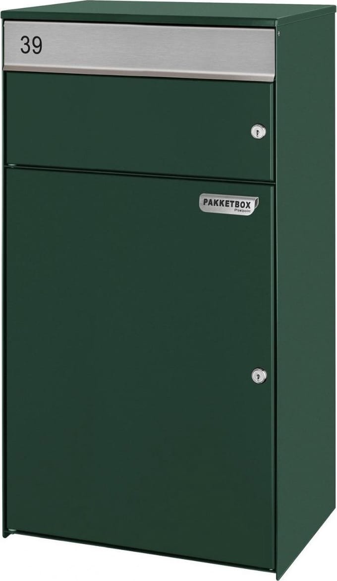Post- pakketbrievenbus wandmodel (Groen)