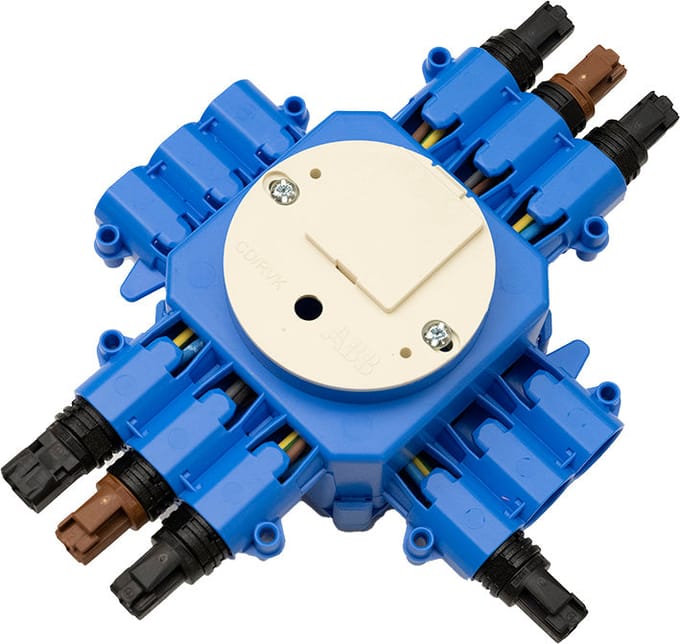 ABB Doos WAGO RD 1-In 4-Out Met Schakelaar - 1SPA007182F2534