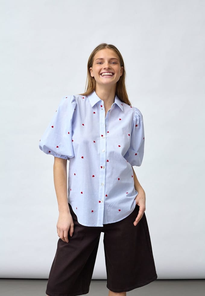 SisterS point blouse Ella-sh82 19924 Blue Stripes Maat - M
